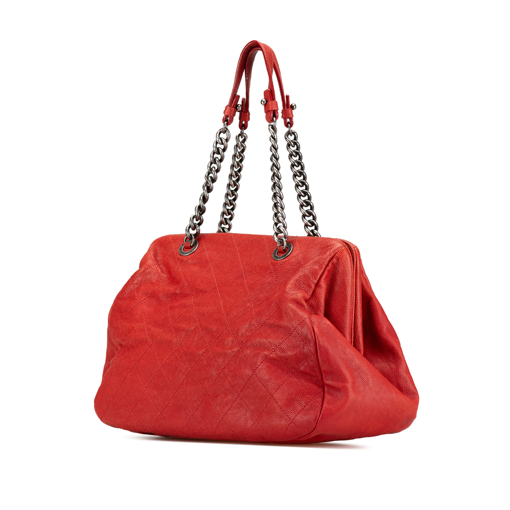 Pre-Loved Chanel Medium Quilted Caviar Frame Tote - Picture 2 of 7